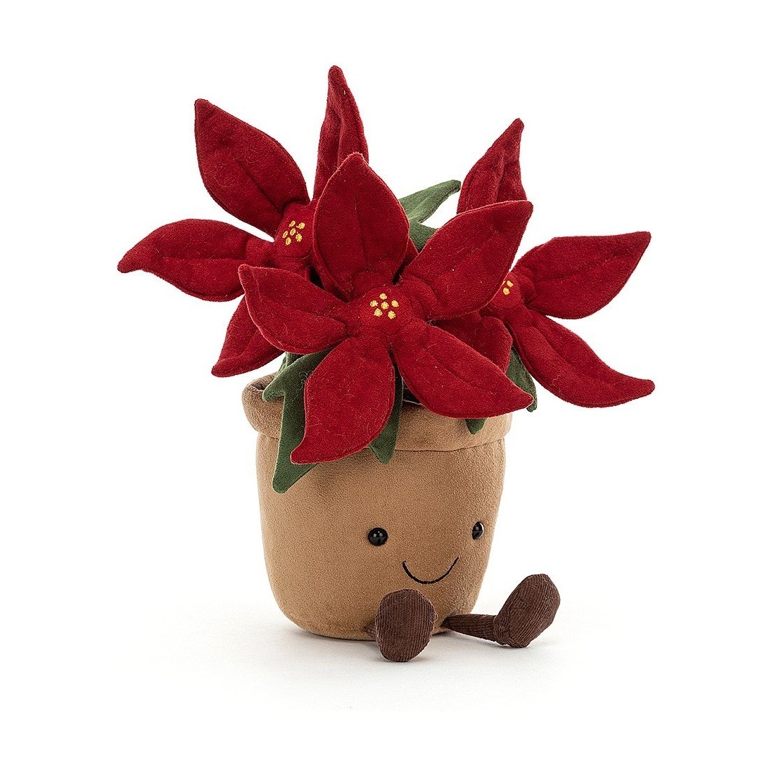 Peluche Fleur Etoile de Noël Amuseable Poinsettia Jellycat