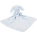 Doudou Couverture Lapin Bleu Ciel Bashful - Jellycat