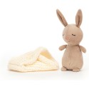 Peluche lapin endormi Cosy - 18cm - Jellycat