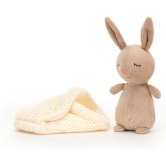 Peluche lapin endormi Cosy - 18cm - Jellycat 2