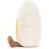 Peluche Amuseable Happy Boiled Egg Large - l : 12 cm x H: 23 cm - A2BE - Jellycat