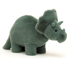 Peluche Tricératops dinosaure vert - 17cm - Jellycat