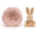 Peluche Hibernating Bunny - L: 7 cm x l : 12 cm x H: 12 cm - HIB3B - Jellycat