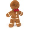 Jolly Gingerbread Fred Huge - Dimensions : h : 52 cm - JGB1F - Jellycat