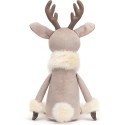 Joy Reindeer Large - Dimensions : l : 14 cm x h : 55 cm - ELE2RD - Jellycat