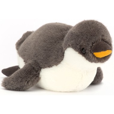 Skidoodle Penguin - Dimensions : l : 16 cm x h : 8 cm - SKI3P - Jellycat