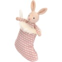 Shimmer Stocking Bunny - Dimensions : l : 9 cm x h : 20 cm - SHIM4SB - Jellycat