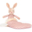 Shimmer Stocking Bunny - Dimensions : l : 9 cm x h : 20 cm - SHIM4SB - Jellycat