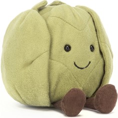 Amuseable Brussels Sprout - Dimensions : l : 10 cm x h : 11 cm - A6BRU - Jellycat
