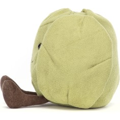 Amuseable Brussels Sprout - Dimensions : l : 10 cm x h : 11 cm - A6BRU - Jellycat 2