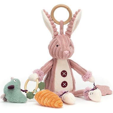 Cordy Roy Bunny Activity Toy - l : 9 cm x H: 28 cm - SRA2B - Jellycat