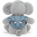 Peluche éléphant avec sac à dos bleu - Jellycat