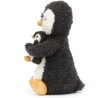 Huddles Penguin - Dimensions : l : 14 cm x h : 24 cm - HUD2PN - Jellycat
