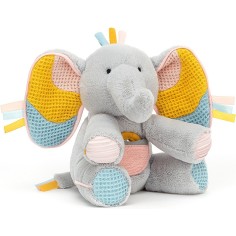 Peluche éléphant d'activités Peek-A-Boo Elly de - Jellycat