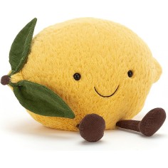 Peluche Amuseable Lemon - L: 13 cm x l : 27 cm x H: 22 cm - A2L - Jellycat
