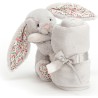 Blossom Silver Bunny Soother - H: 34 cm - BBL4BS - Jellycat