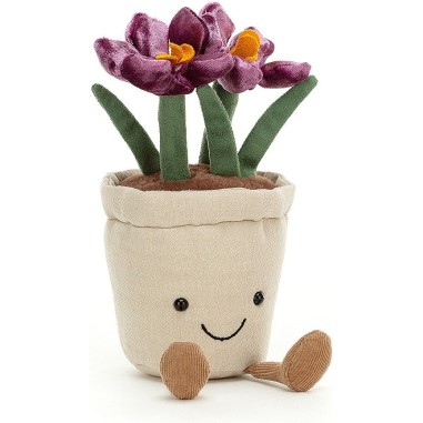 Peluche Amuseable Crocus - L: 10 cm x l : 9 cm x H: 20 cm - A2CROC - Jellycat