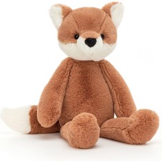 Peluche Beckett Fox Small - L: 10 cm x l : 12 cm x H: 25 cm - BECK6F - Jellycat
