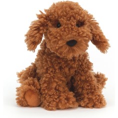 Peluche Cooper Doodle chien - L: 22 cm x l : 21 cm x H: 23 cm - COO3LAB - Jellycat