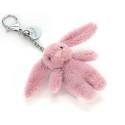 Porte-clé Lapin vieux rose - Jellycat