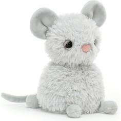 Peluche Nuzzables souris - l : 10 cm x H: 16 cm - NUZ3M - Jellycat