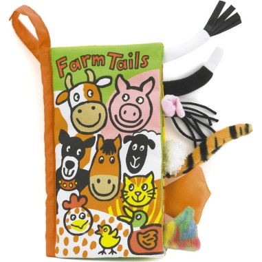 Tails Farm Book - l : 11 cm x H: 21 cm - BK444FT - Jellycat