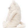 AM2CC - Peluche Amore chat crÃ¨me - L: 18 cm x l : 18 cm x H: 26 cm - Jellycat