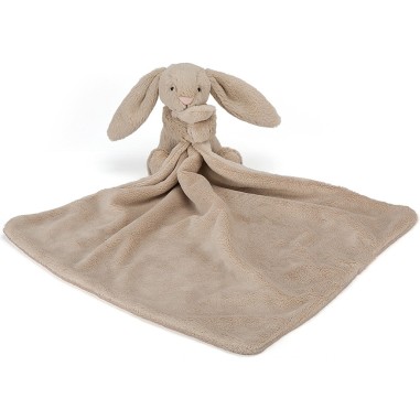 Doudou Couverture Lapin Beige Bashful - Jellycat