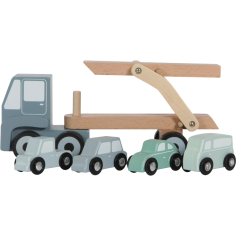 Camion transporteur en bois - Little Dutch 2
