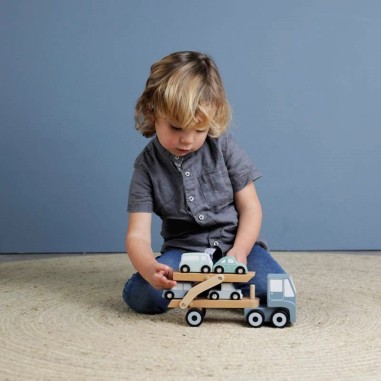 Camion transporteur en bois - Little Dutch Camion transporteur en bois - Little Dutch