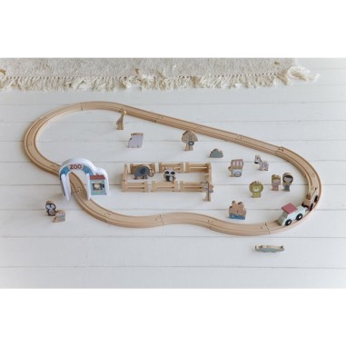 Blocs de zoo pour le Circuit de train - Little Dutch Blocs de zoo pour le Circuit de train - Little Dutch