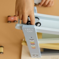 Circuit rampe en bois - Bleu - Little Dutch 2