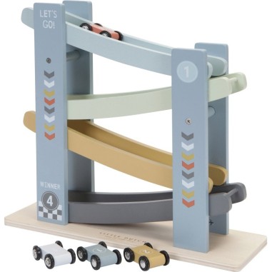 Circuit rampe en bois - Bleu - Little Dutch Circuit rampe en bois - Bleu - Little Dutch