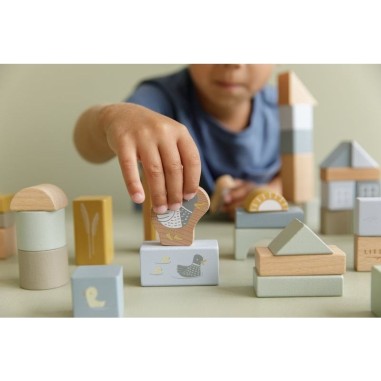 50 Blocs en bois - Little Dutch 50 Blocs en bois - Little Dutch