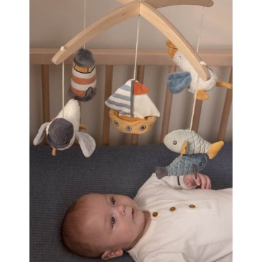 Mobile musical en bois Sailors Bay - Little Dutch Mobile musical en bois Sailors Bay - Little Dutch