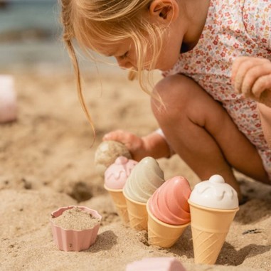 Set seau de plage Icecream - Little Dutch Set seau de plage Icecream - Little Dutch