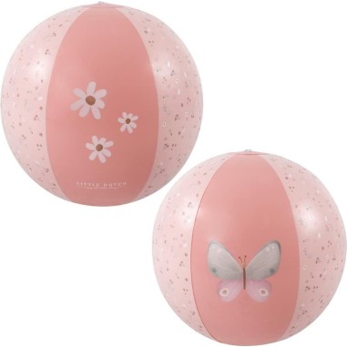 Ballon de plage Little Pink Flowers 35 cm - Little Dutch Ballon de plage Little Pink Flowers 35 cm - Little Dutch