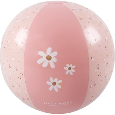 Ballon de plage Little Pink Flowers 35 cm - Little Dutch Ballon de plage Little Pink Flowers 35 cm - Little Dutch