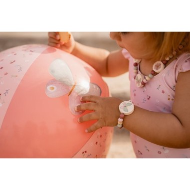 Ballon de plage Little Pink Flowers 35 cm - Little Dutch Ballon de plage Little Pink Flowers 35 cm - Little Dutch