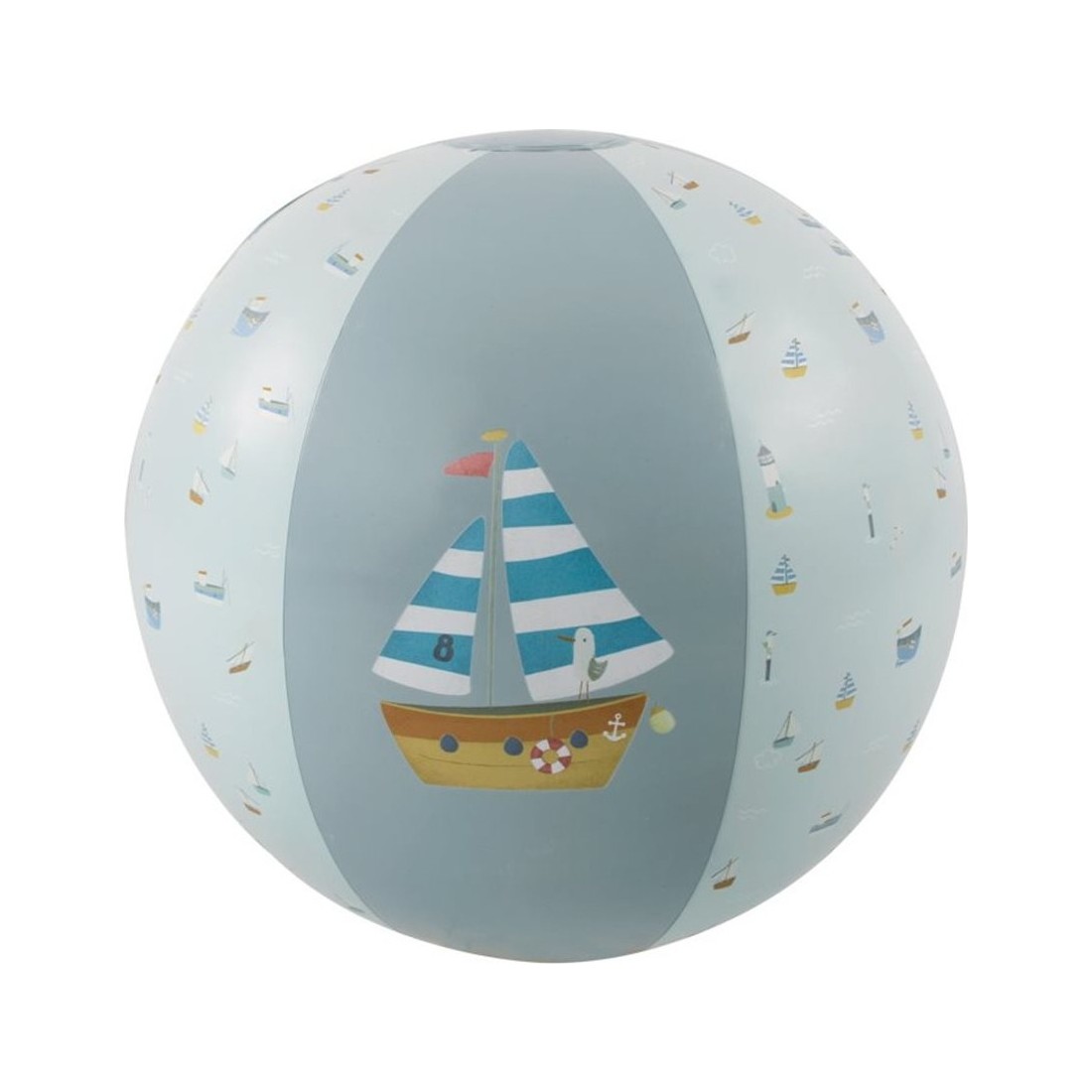 Ballon de plage Sailors Bay 35 cm - Little Dutch