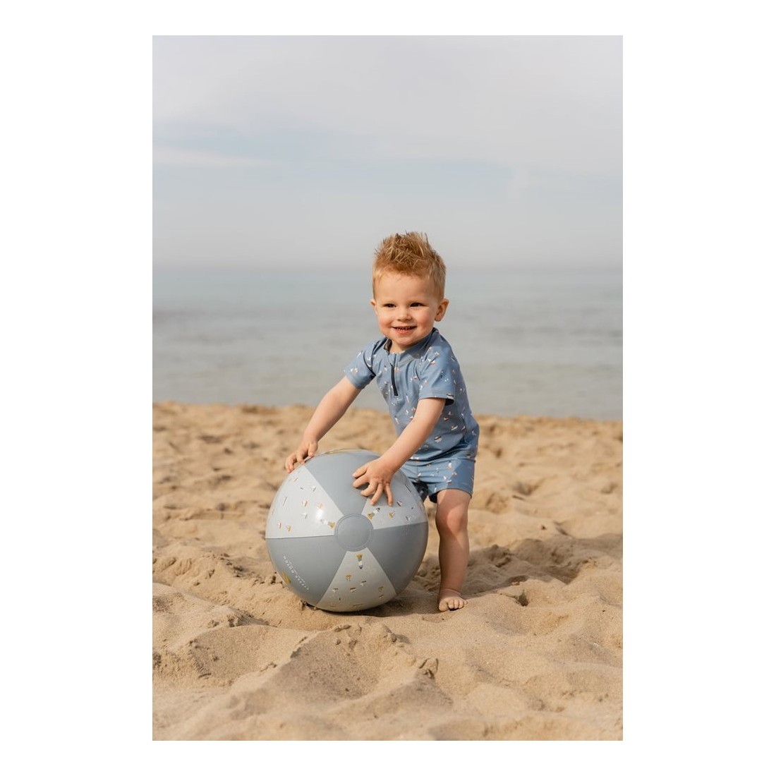 Ballon de plage Sailors Bay 35 cm - Little Dutch