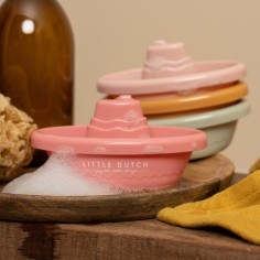 Bateaux de Bain à Empiler Rose - Little Dutch 2