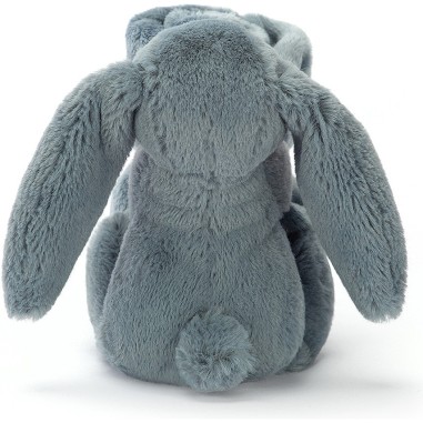 Doudou couverte lapin bleu gris - Jellycat Doudou couverte lapin bleu gris - Jellycat