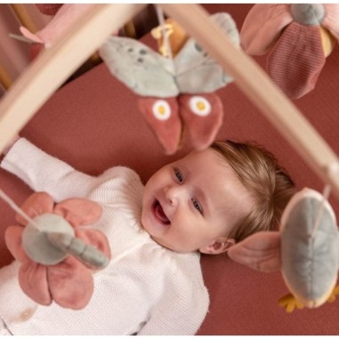 Mobile musical en bois Flowers & Butterflies - Little Dutch Mobile musical en bois Flowers & Butterflies - Little Dutch