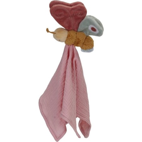 Hochet Miroir Animaux Jouet Poussette WolinTek Peluche Papillon - Hochet, Miroir Et Anneau De Dentition | Pour Bébés Dès 3 Mois Jeu Poussette Bebe