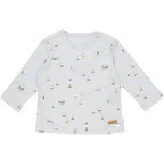 Shirt manches longues Sailors Bay Blue - 50/56 - Little Dutch