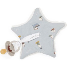 Doudou attache-sucette - Sailors Bay Blue - Little Dutch 2
