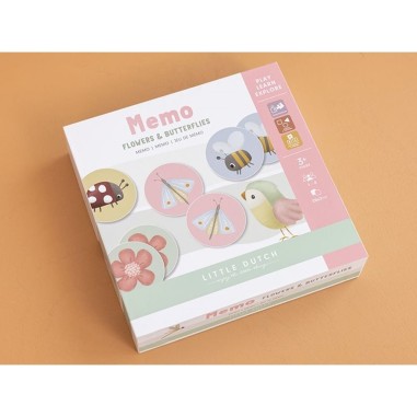 Jeu de mémo Flowers & Butterflies - Little Dutch Jeu de mémo Flowers & Butterflies - Little Dutch