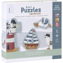 6 in 1 Puzzles de Formes Sailors Bay - Little Dutch