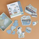 6 in 1 Puzzles de Formes Sailors Bay - Little Dutch